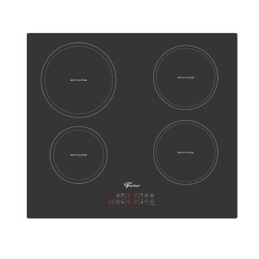 Imagem de Cooktop De Indução Fischer 4 Bocas Vitrocerâmico Preto 220V