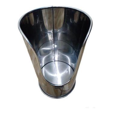Imagem de Suporte Inox Batom Para Extintores Pó 4 É 6 Kg. - protege inox