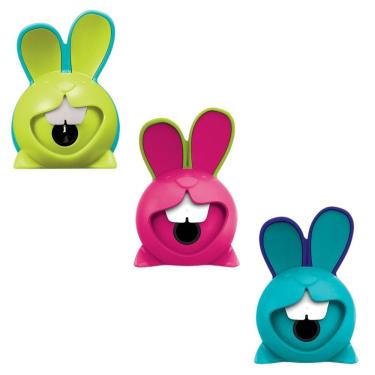 Imagem de Apontador Croc Croc Formato de Coelho com depósito Unidade ou Kit á Escolher - Maped | Papelaria | Material Escolar |