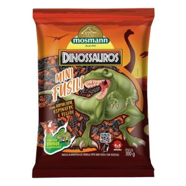 Imagem de Massa Mosmann Dinossauros Mini Fusili 300g - Semôla