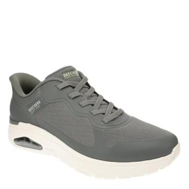 Imagem de Skechers Tênis masculino Street Uno Flex Slip-On 183312, Oliva, 44
