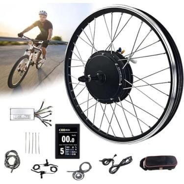 Imagem de Kit De Conversão De Bicicleta Elétrica, Kit De Conversão De Ebike Roda Traseira, Motor De Cubo De Engrenagem Sem Escova 48v 1000w / 1500w, Roda De Motor De Bicicleta Elétr, 1500w, 28in