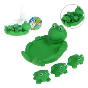 Imagem de Kit de Banho Família Sapo Perereca com Filhotes Textura Macia - Arts