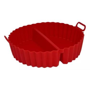 Imagem de Forma Assadeira De Silicone Para Air Fryer Com Divisória - CLINK
