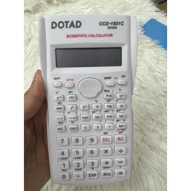Imagem de Calculadora Científica 10 Dígitos 2 Linhas 240 Funções Portátil Com Ca