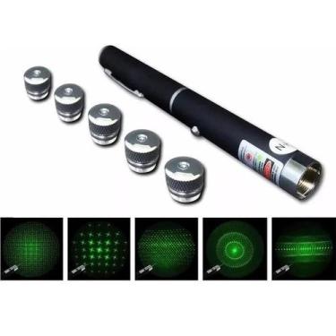 Imagem de Caneta Laser Pointer 1000Mw Verde Lanterna Até 7Km De Mira - Kapbom