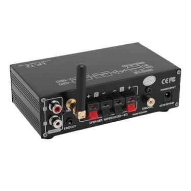 Imagem de GOWENIC 2.1 Canal Bluetooth 5.1 Amplificador Estéreo, Receptor de Estéreo de áudio Home de Amplificador Digital HIFI Com USB TF AUX Digital Coaxial para karaokê de Home Theater (Plugue nos EUA)