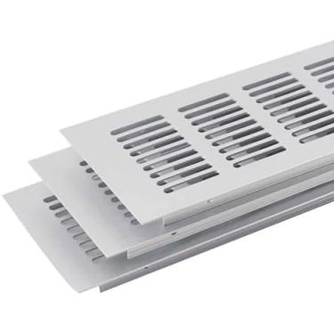 Imagem de Grades De Ventilação, Ventilação De Ar De Liga De Alumínio, 1 Peça Liga De Alumínio Malha Respirável Guarda-roupa Retangular Ventilação De Ar Armário De Sap, 150x400mm