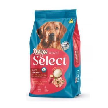 Imagem de Ração Quatree Select Cães Adultos Raças Médias e Grandes Frango 15kg -