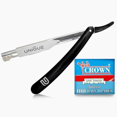 Imagem de RASOI RASOIRAS DE SALÃO DE GARGANTA CORTE DE BARBEIRO RASOIS + 10 lâminas