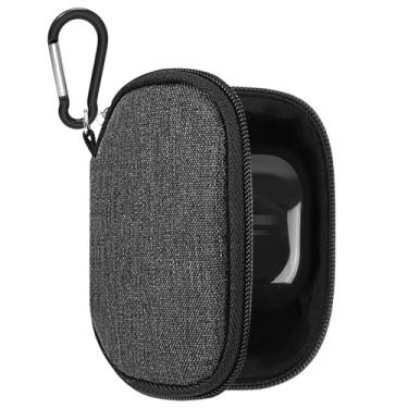 Imagem de Geekria Bolsa de transporte para fones de ouvido compatível com Samsung Galaxy Buds3 FE, 3 Pro, 2, bolsa de viagem protetora de substituição para fones de ouvido com armazenamento de cabo (cinza