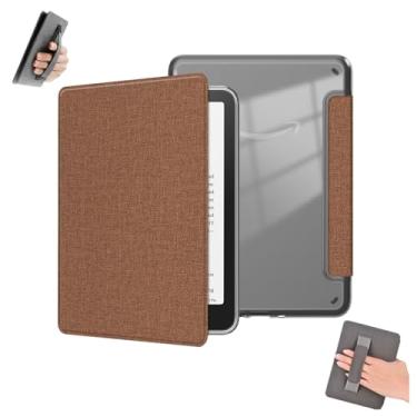 Imagem de GUKSRASO Capa para Kindle Paperwhite 12ª Geração 2024 (7", Modelo: SA568B) / Colorsoft Signature Edition - Capa Traseira de Acrílico Transparente Durável, Alça de Mão