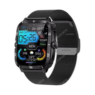 Imagem de Relógio Inteligente Esportivo Masculino 2025 Com Tela HD De 1.96'' Mon