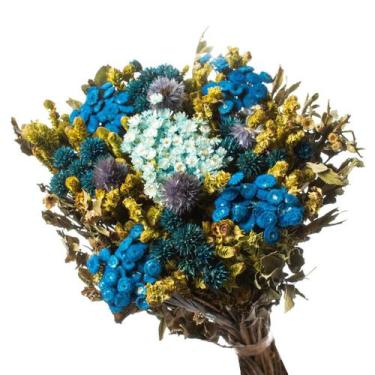 Imagem de Buquê Preservado Rústico Colorido I Flores Desidratadas - Pense Flores