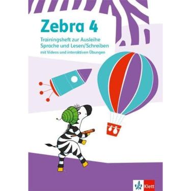Imagem de Zebra 4. Trainingsheft Sprache und Lesen/Schreiben mit Videos und interaktiven...