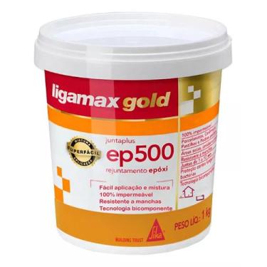 Imagem de Rejunte Ligamax Gold ep500 Âmbar 1Kg - SIKA