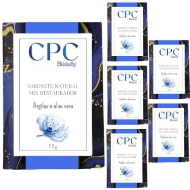 Imagem de Sabonetes Artesanais Naturais CPC Beauty (6 unidades, Restaurador mix de argilas e aloe vera)