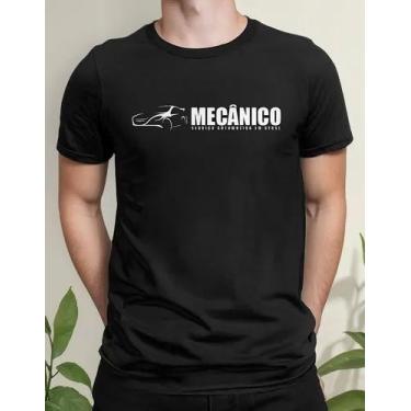 Imagem de Camiseta Camisa Adulto 100% Algodão Uniforme Profissional Mecânico Ofi