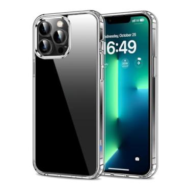 Imagem de Capa Capinha Clear Case Space X Rígida Anti Amarelamento Resistente Para iPhone (iPhone 13 Pro)