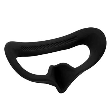 Imagem de Domary Bloco de Olhos de Silicone para Os óculos de Avata 2, Capa Protetora Resistente a Desgaste, Design Confortável Ponte do Nariz, Material Suave para a Pele, Fácil de Substituir e (Preto)