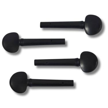 Imagem de Cravelha Violino Ébano Wood Olho Paris Zellmer Kit Com 4