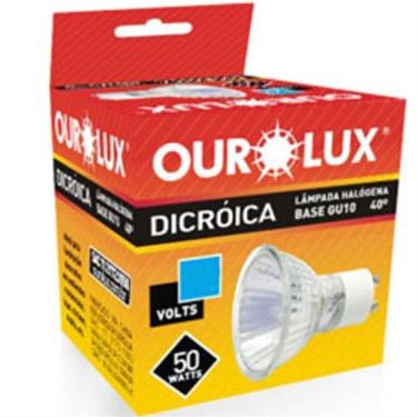 Imagem de Lâmpada Dicróica Gu10 220v 50w - 01387 - Ourolux Lamp.dicroica Gu10 220v 50w Ourolux 01387