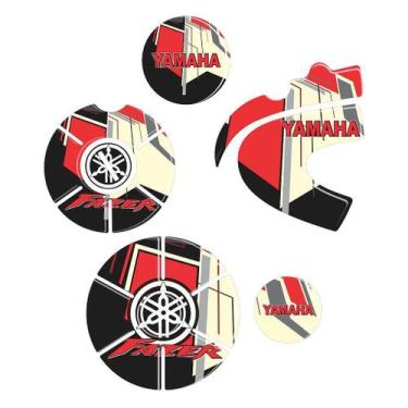 Imagem de Adesivo Protetor Tank Pad Resinado 250 Compatível com Moto - Cromo Sig