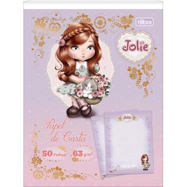 Imagem de Papel de Carta Jolie TILIBRA - 50 Folhas (Lilas)