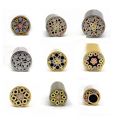 Imagem de Rivets, 8mm Mosaic Pin for Knife Handle Screw Decorate 21 Kinds Design Exquisite Style Length 9cm 1pc(Style 12)