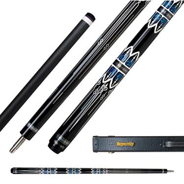 Imagem de Moyerely Taco de sinuca de fibra de carbono, bastão de sinuca de baixa deflexão de 11,8 mm/12,5 mm, bastão de sinuca profissional com estojo (MF4, 12,5 mm)