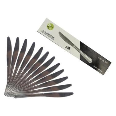 Imagem de Conjunto Faca de Sobremesa em Inox (12 peças) - HM