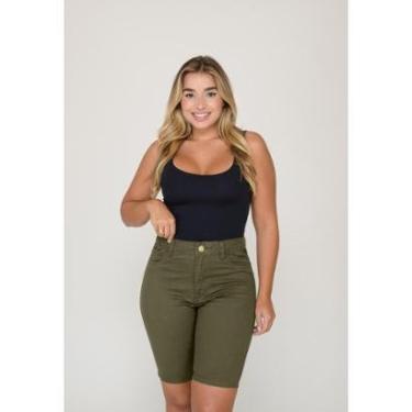 Imagem de Bermuda Feminina 7883 Militar Green-Feminino