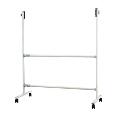 Imagem de CUTPOIY Suporte de quadro branco móvel, cavalete de metal ajustável para quadro grande apagável a seco, quadro-negro, para escola, escritório, sala de aula, casa
