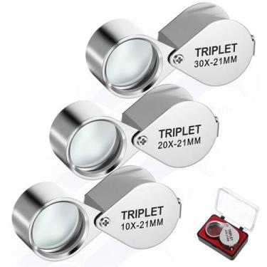 Imagem de Lupa Jewelry Loop QfwdfcTrenz 10X, 20X e 30X com estojo
