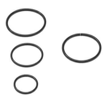 Imagem de Piercing Argolinha Nostril para Nariz Aba Nasal Aço Cirúrgico PVD Pret