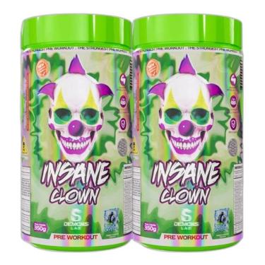 Imagem de Kit 2X Pre Treino Insane Clown Blue Cristal 350G Demons Lab