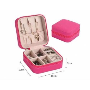 Imagem de Porta Jóias Compacto para Viagem, Organizador de Bijuterias - sem marc