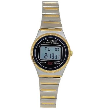 Imagem de Relógio Tuguir Feminino Ref: Tg30329 Digital Vintage Bicolor