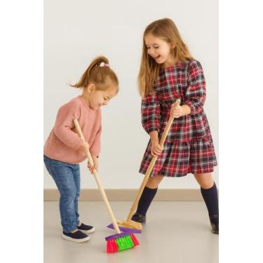 Imagem de Kit Limpeza Infantil com Vassoura e Rodo - Badi
