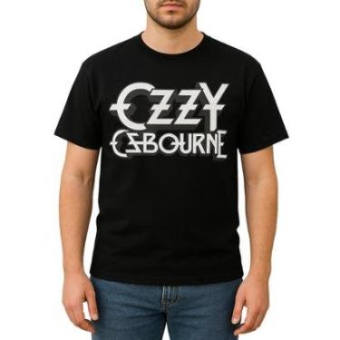 Imagem de Camisa Algodão Rock Camiseta Ozzy Osbourne Black Heavy Metal-Masculino