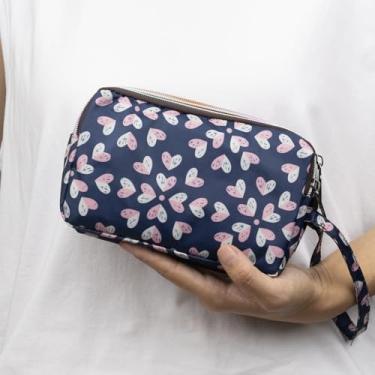 Imagem de Bolsa clutch feminina, bolsa de mão feminina de nylon de grande capacidade, carteiras de pulso para mulheres, nylon impermeável, 01 Burst With Joy
