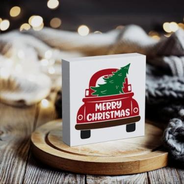 Imagem de 1 un. Placas e placas decorativas de Natal de PVC de 9 x 3,9 polegadas, adequado para cozinha, banheiro, escritório, decoração de fazenda, presente ideal para Halloween, Páscoa, Ação de Graças, Ano