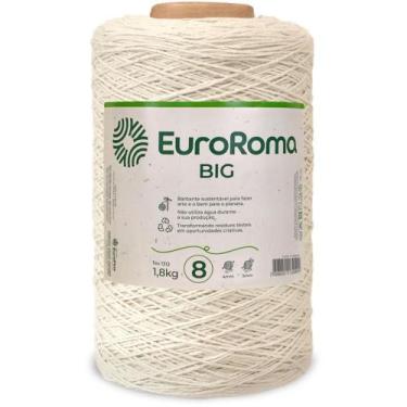 Imagem de Barbante CRU 1,8KG 4/8 Fios Rolo 1371M - Euroroma