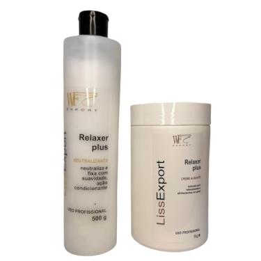 Imagem de Kit Creme Alisante Escova Japonesa + Neutralizante para alisamento capilar, cabelo liso perfeito