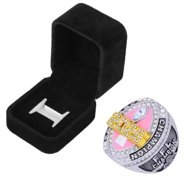 Imagem de guancrown Anel Campeonato de Futebol de Fantasia 2026 com BoxAward Prize Trophy Sports Winner MVP FFL Anel (2, tamanho 10)