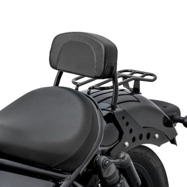 Imagem de Apoio traseiro para motocicleta Sissy Bar para CMX1100 CM1100 Rebel 2021-2025 Almofada de assento removível traseira do passageiro