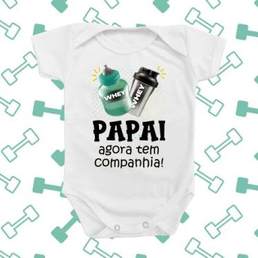 Imagem de Body de Bebê Roupinha Presente Temático Papai tem Companhia Acadêmia W