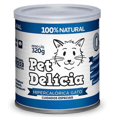 Imagem de Ração Úmida Para Gatos Pet Delicia Hipercalórica 320G