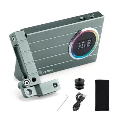 Imagem de GODOX M1 Rgb Mini Luz Criativa, Luz de Vídeo Led, 13W 2500K-8500K Ajustável, Cri97 Tlct 97 Rgb 0-360 Full Color, Música Bate Função de Luz e 40 Efeitos de Iluminação Fx com Revestimento de Liga de Alu