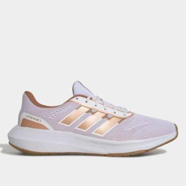 Imagem de Tênis Adidas Latin Run 2 Feminino, Rosa, Dourado, 37